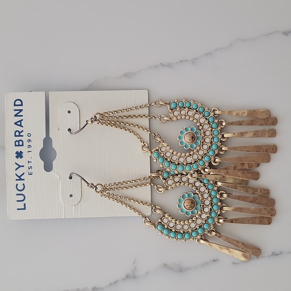 2 pairs lucky brand earrings - Picture 3 of 5